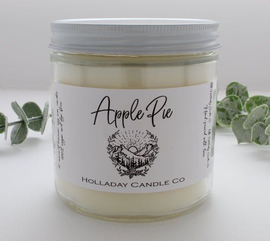 HOT BAKED APPLE PIE LUXURY SOY CANDLE | WARM + DECADENT