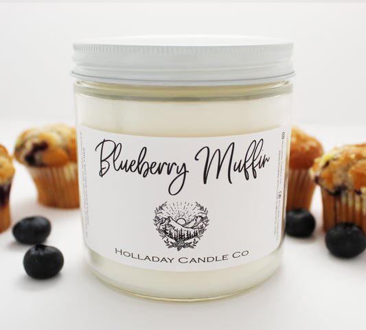 BLUEBERRY MUFFIN LUXURY SOY CANDLE | SWEET + DECADENT