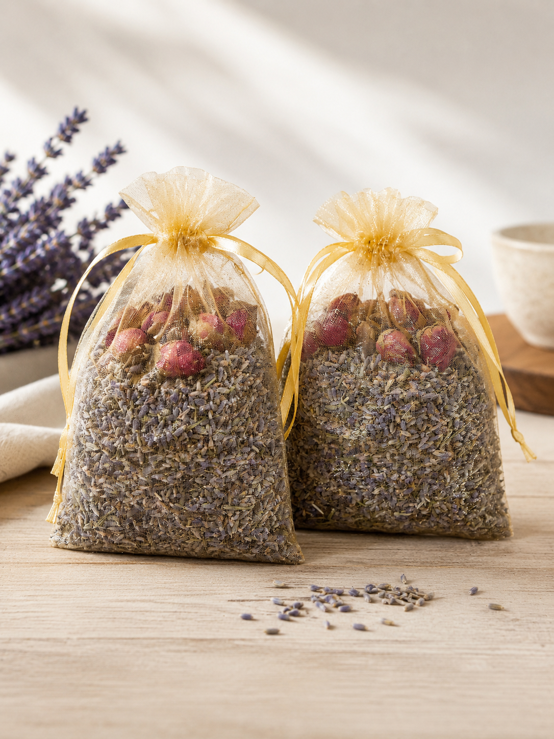 NATURAL LAVENDER & ROSE DRAWER REFRESHER