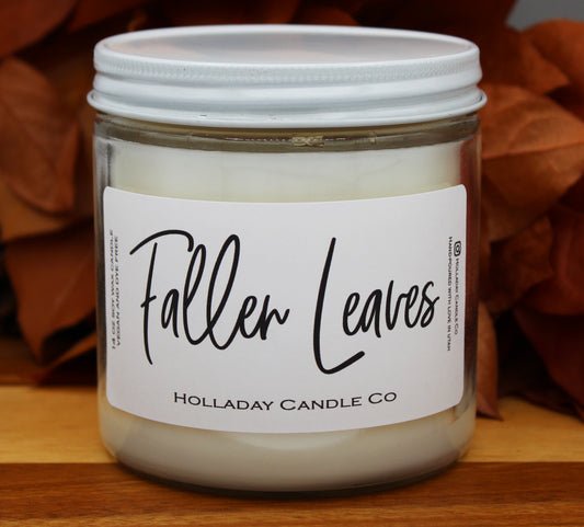 FALLEN LEAVES LUXURY SOY CANDLE | WARM + WOODSY