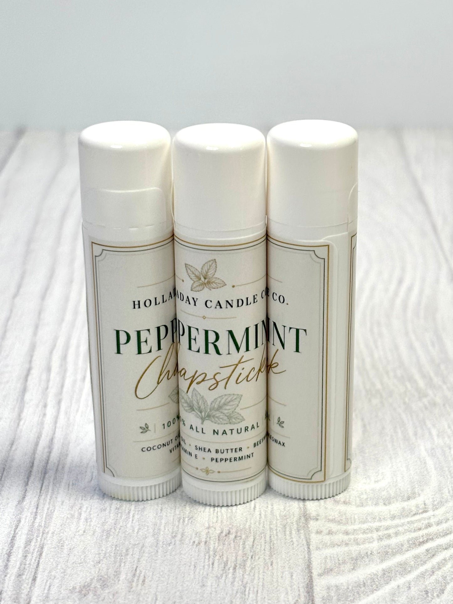 NATURAL PEPPERMINT LIP BALM | SOFT + HYDRATED LIPS
