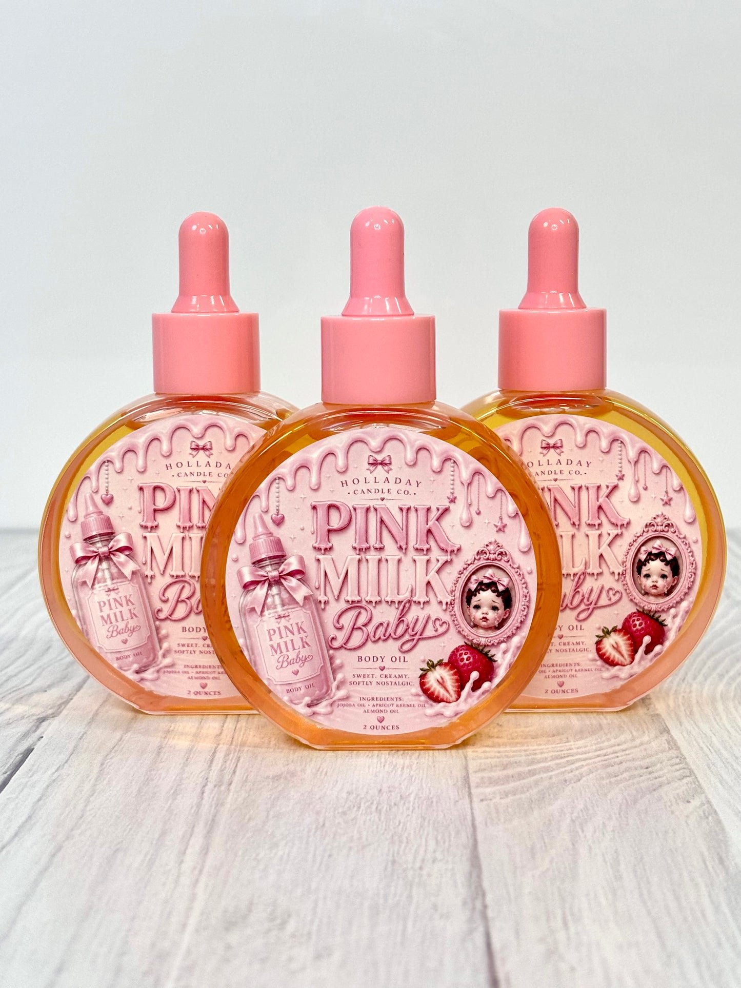 PINK MILK BABY LUXURY PERFUME BODY OIL | SOFT + ADDICTIVE