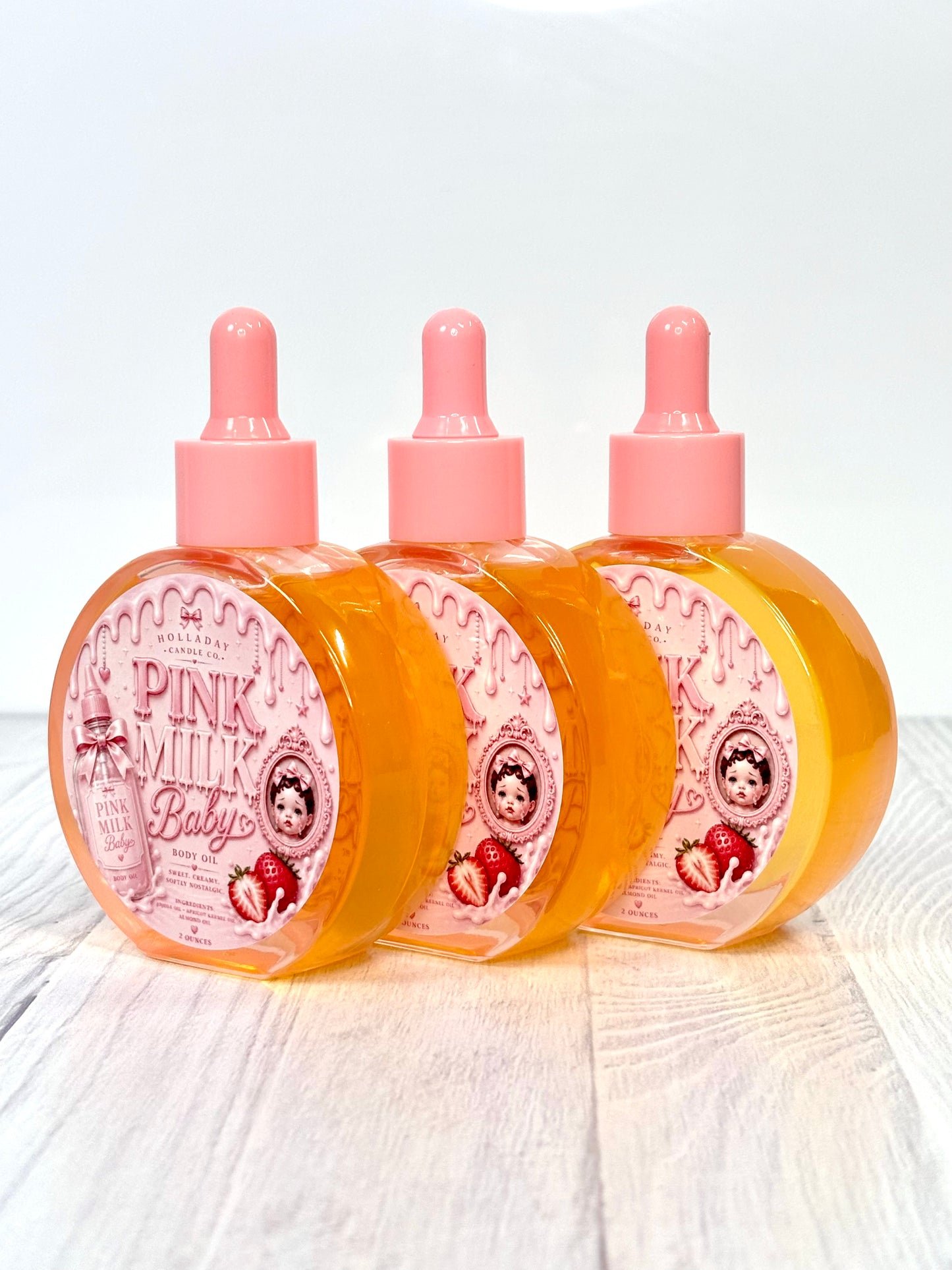 PINK MILK BABY LUXURY PERFUME BODY OIL | SOFT + ADDICTIVE