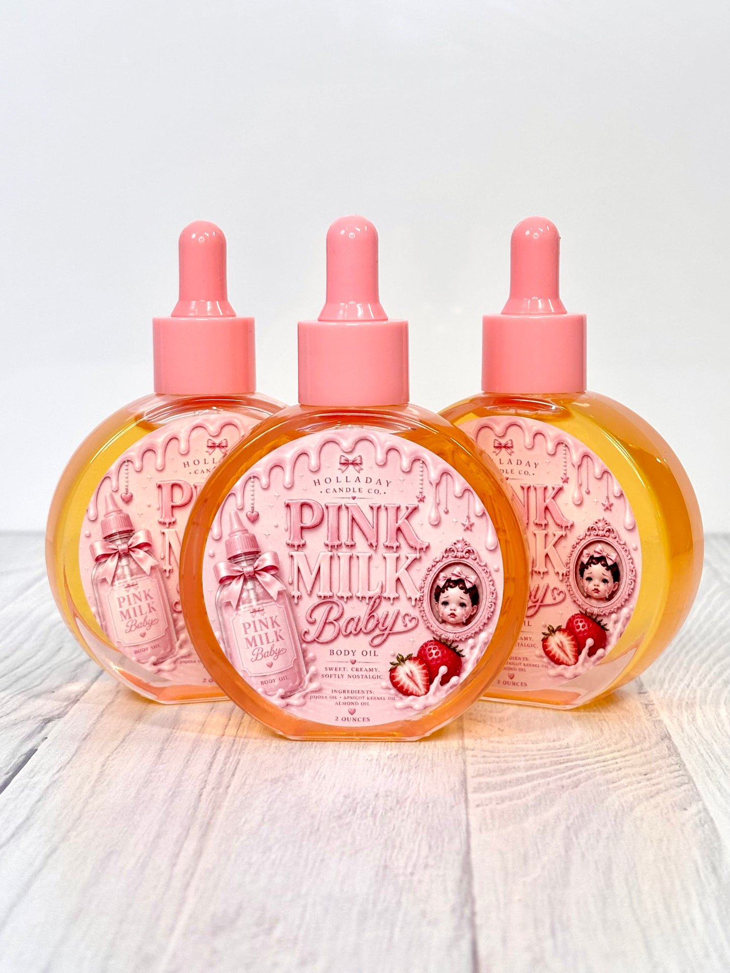 PINK MILK BABY LUXURY PERFUME BODY OIL | SOFT + ADDICTIVE