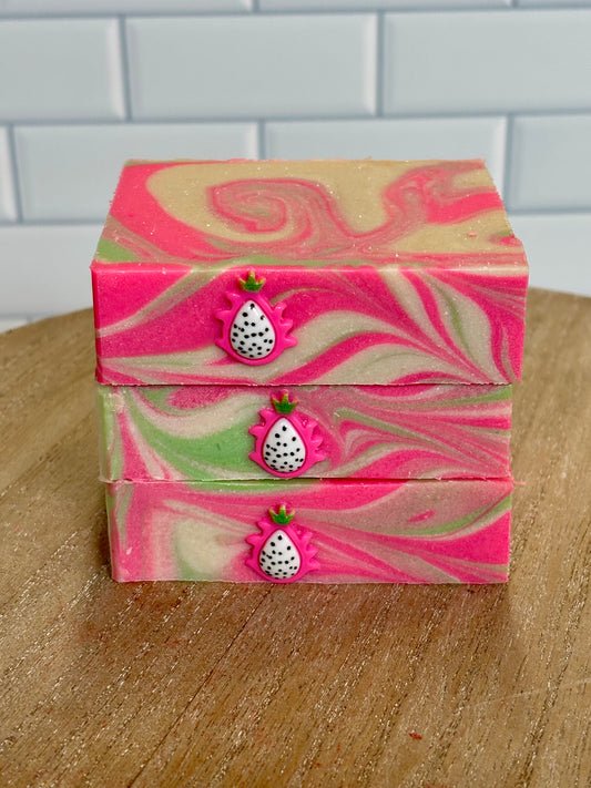 PINK DRAGONFRUIT LUXE COCONUT MILK SOAP