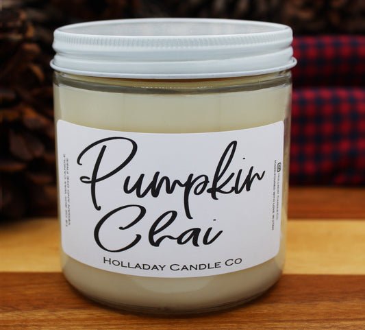 PUMPKIN CHAI LUXURY SOY CANDLE | WARM + SPICED