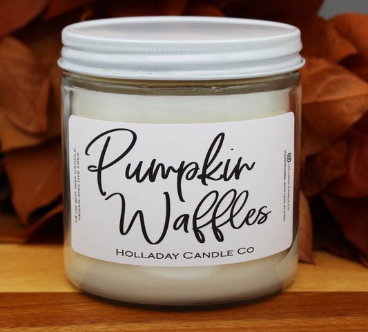 PUMPKIN WAFFLES LUXURY SOY CANDLE | SWEET + COZY