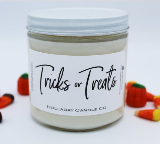 TRICKS OR TREATS LUXURY SOY CANDLE | SWEET + SPOOKY